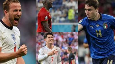 Los cuartos de final contará con enormes futbolistas. Fotos AFP.