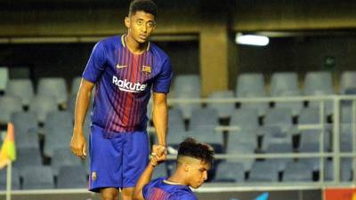 Antony 'Choco' Lozano fue la figura del Barcelona B en el debut contra el Valladolid.