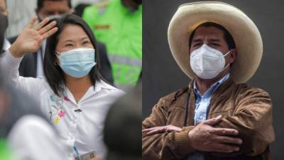 Los candidatos presidenciales, Fujimori y Castillo, disputan una elección con una diferencia muy cerrada.