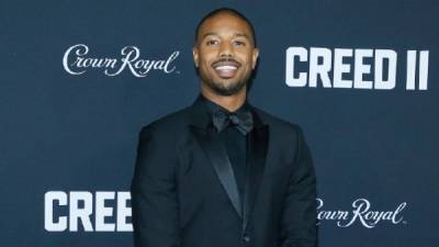 Michael B. Jordan en el estreno de “Creed II” en Nueva York.