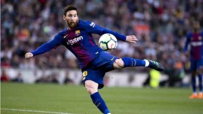 Leo Messi está cerca de un nuevo Pichichi y una Bota de Oro. Foto Twitter Barcelona