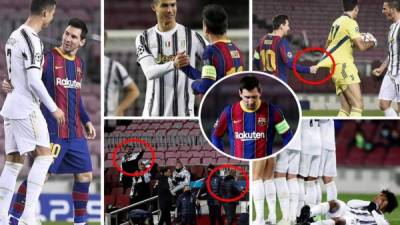 Las imágenes del reencuentro de Messi y Cristiano Ronaldo en la victoria por goleada de la Juventus (0-3) contra el FC Barcelona en la última jornada de la fase de grupos de la UEFA Champions League.