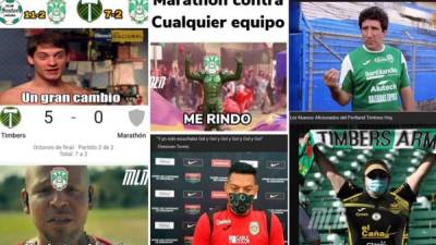 Los divertidos memes que dejó la goleada y eliminación que sufrió el Marathón contra el Portland Timbers en la Liga de Campeones de la Concacaf.