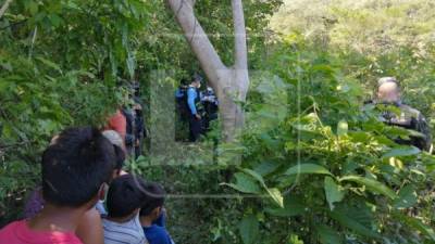 Agentes de la Policía accedieron a la zona.