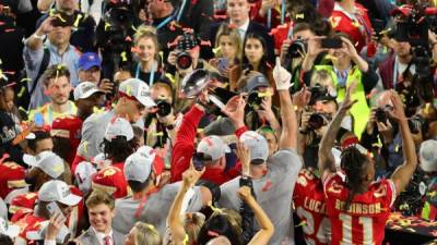 Los Chiefs de Kansas City se coronaron campeones del Super Bowl 54 de la NFL. Foto AFP