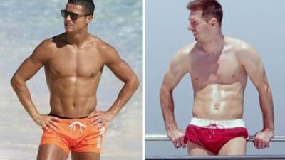 ¿Están los abdominales del argentino ya a la altura de los de Cristiano Ronaldo?