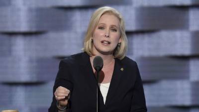 La senadora demócrata de Nueva York Kirsten Gillibrand. AFP