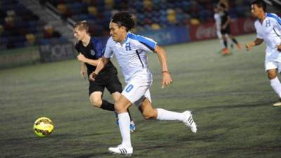 Rambo en escena con la camiseta de Honduras. Foto Tomada Estadio Sports.