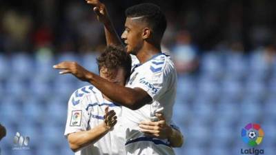 Lozano marcó su noveno tanto de la presente campaña. Foto La Liga Adelante/ Archivo.