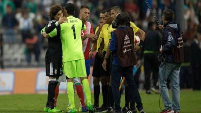 Navas y Ochoa fueron figuras en el partido en el que Costa Rica empató como local por 1-1 con México po la eliminatoria rumbo al Mundial de Rusia 2018.