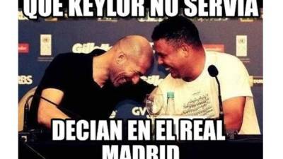 Keylor Navas destacó nuevamente en la portería del Real Madrid y mantuvo en cero el arco ante el PSG por la UEFA Champions League.