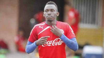 Alberth Elis es la figura en el ataque del club albo. Foto Archivo.