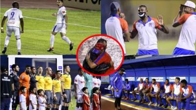Las imágenes más curiosas y lo que no viste en TV del partido que Olimpia le ganó (2-0) al Comunicaciones en la ida de cuartos de final de la Liga Concacaf.