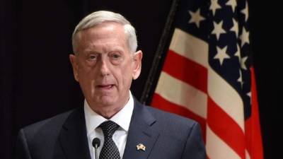 El Secretario de Defensa de EUA, James Mattis.