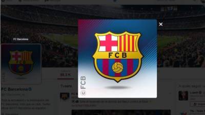 El Barcelona colgó un mensaje en su Twitter para felicitar al Real Madrid.