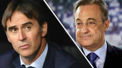 Florentino Pérez le ha transmitido su apoyo a Julen Lopetegui.