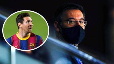 Bartomeu desmiente que haya filtrado el contrato de Messi.