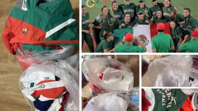 Tremendo escándalo en México. Las jugadoras de la selección mexicana de sóftbol botaron a la basura sus uniformes cuando dejaron la Villa Olímpica de Tokio-2020 tras no poder ganar medalla en los Juegos Olímpicos.