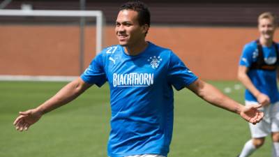 Arnold Peralta está pasando un buen momento con el Rangers de Escocia.