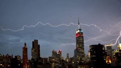 Se pronostican tormentas con granizo y tornados para esta noche en La Gran Manzana.