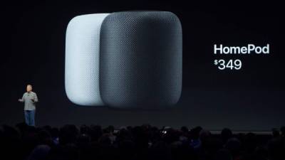 El HomePod era uno de las novedades más esperadas de la conferebcua tecnológica anual de Apple.