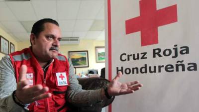 Juan José Castro presidente de la Cruz Roja Hondureña.