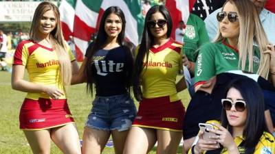 La tercera jornada del Torneo Clausura 2019 de la Liga Nacional fue adornada por hermosas chicas en los estadios.