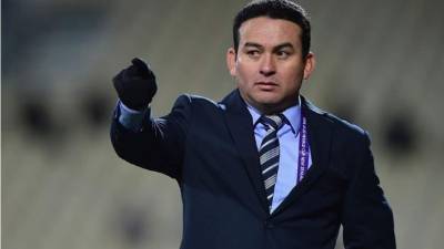 Jorge Jiménez, durante el estreno frente a Uzbekistán.