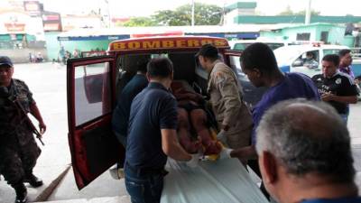 El recluso Jairo Ramiro Rivera fue ingresado herido al Hospital Escuela.