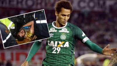 Hélio Neto fue rescatado con vida tras el trágico accidente del avión en el que viajaba el Chapecoense.