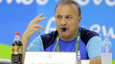 Julio Olarticoechea durante la conferencia de prensa que ofreció este martes en Brasilia. Foto Juan Salgado/Enviado Especial
