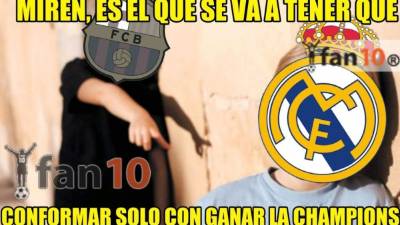 Los divertidos memes del clásico Barcelona-Real Madrid que acabó empatado 2-2 en el Camp Nou.