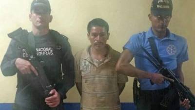Detenido en Santa Rosa de Copán por el supuesto delito de narcotráfico.