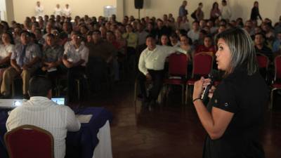 Personal de la DEI presentó el nuevo sistema ayer en San Pedro Sula.