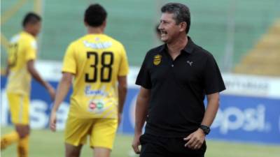 Mauro Reyes durante el partido contra el Motagua. Foto Juan Salgado