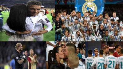 Mira las imágenes que no se vieron en TV de la Gran Final de Champions League en donde Real Madrid venció 3-1 al Liverpool. Cristiano Ronaldo festejó a lo grande el título.