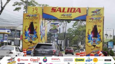 El ambiente de la 39 Maratón de LA PRENSA ya se disfruta en la avenida Circunvalación de San Pedro Sula.