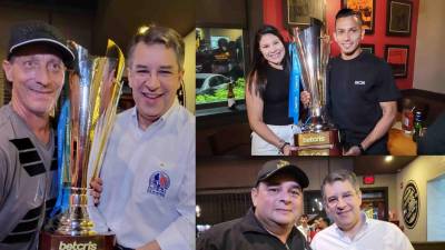 Tras consagrarse bicampeones, la plantilla del Olimpia siguió con los festejos y tuvieron una celebración especial en un restaurante de Tegucigalpa.