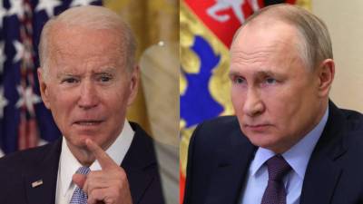 Joe Biden, presidente de Estados Unidos (izq). Vladímir Putin, presidente de Rusia (der). Fotografías: EFE
