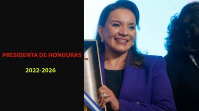 Xiomara Castro es la primera mujer en ocupar la silla presidencial en la historia del país.