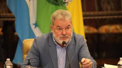 La empresa Electro andina es la que demandó a la municipalidad sampedrana. En imagen de archivo el alcalde Roberto Contreras.