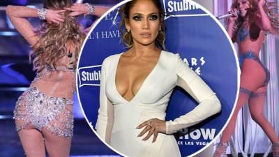 Jennifer López estrenó con éxito su espectáculo permanente en Las Vegas, 'All I Have', que contó con la presencia de reconocidos artistas como el músico urbano Pitbull.