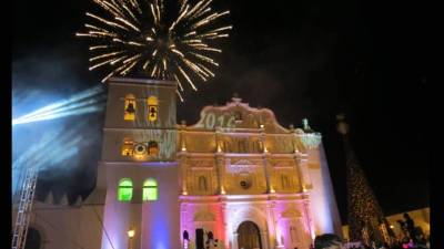 El momento exacto cuando las campanas repicaron en la ciudad de Comayagua.