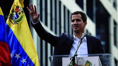 Juan Guaidó, presidente interino según al menos 50 países.