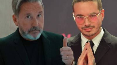 J Balvin (d) protagoniza el nuevo video de Ricardo Montaner (i) '¿Qué vas a hacer?'.