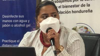 Karla Pavón, jefa de la Unidad de Vigilancia de la Secretaría de Salud.