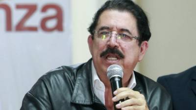 Manuel Zelaya se sorprendió con la iniciativa.