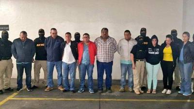 Los detenidos en la operación Apolo la semana pasada, fueron a audiencia inicial ayer. Cinco acusados de lavado de activos y cuatro de testaferrato.