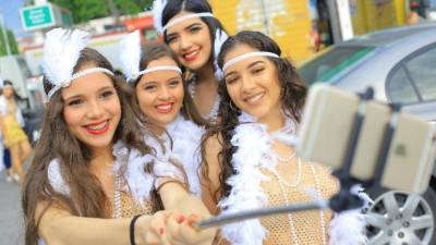 Natalie Dubón, Ashley Cartagena, Josselyn Vásquez y Katherine Reyes.