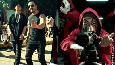 Los hackers eliminaron 'Despacito' y en su lugar dejaron un cartel de la serie 'La Casa de Papel'.